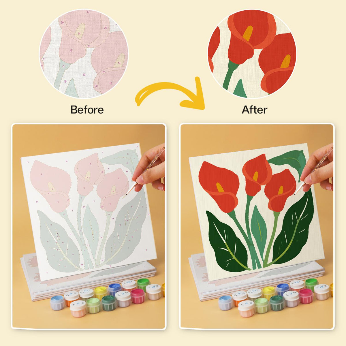 Calla Lily and Tulip Garden mini board kit – image 21