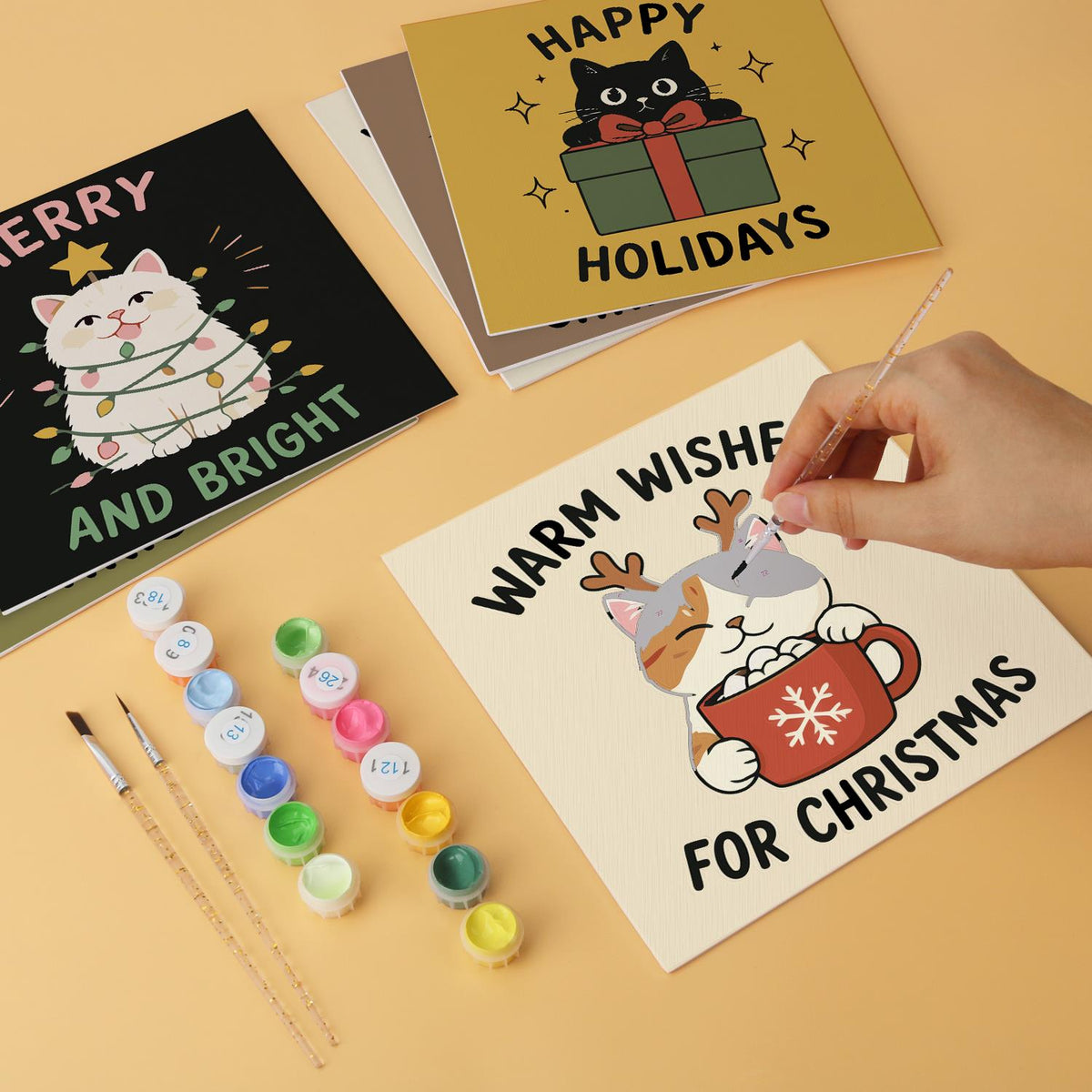 Meowy Christmas Cat Cards mini board kit – image 7
