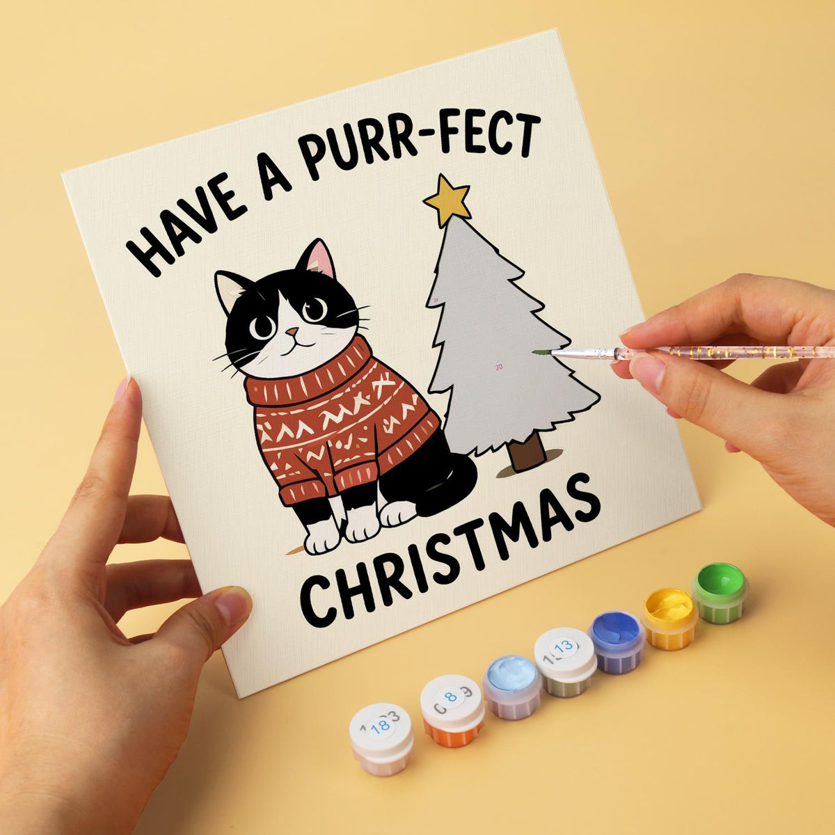 Meowy Christmas Cat Cards mini board kit – image 9
