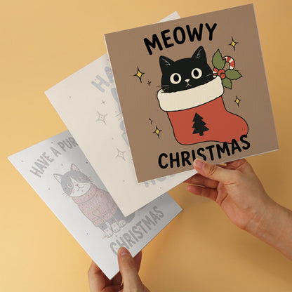 Meowy Christmas Cat Cards mini board kit – image 11