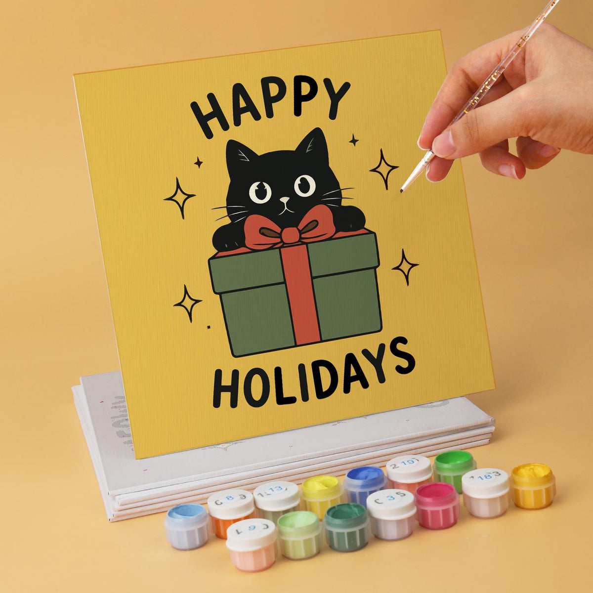 Meowy Christmas Cat Cards mini board kit – image 12