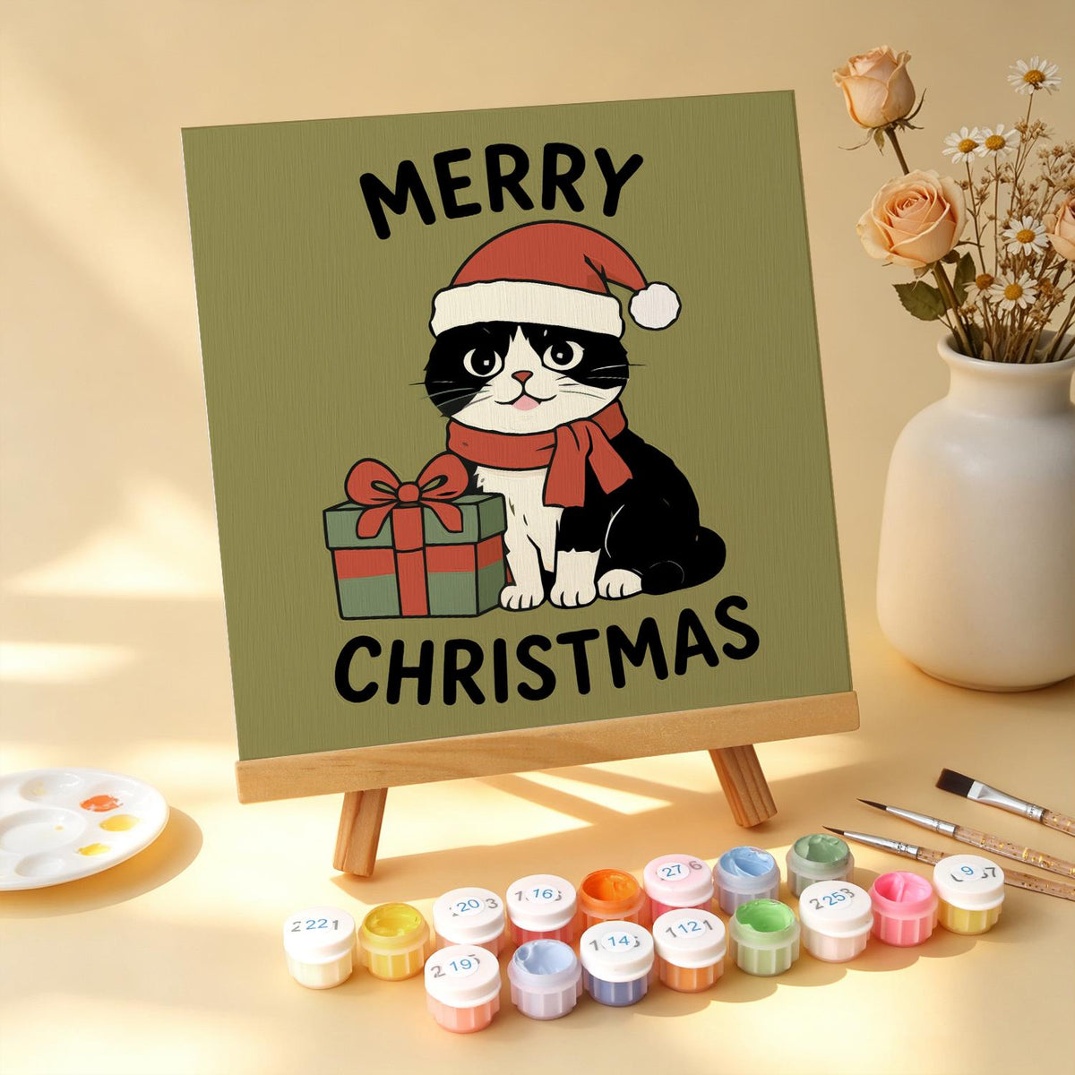 Meowy Christmas Cat Cards mini board kit – image 14