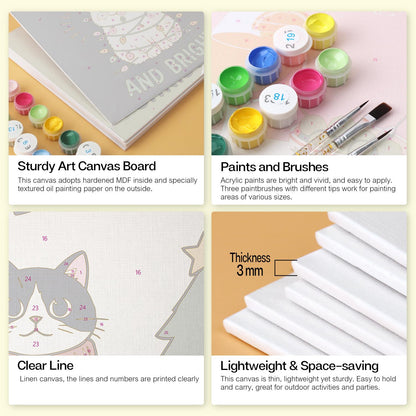 Meowy Christmas Cat Cards mini board kit – image 18