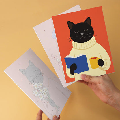 Black Cats in Cozy Sweaters mini board kit – image 11