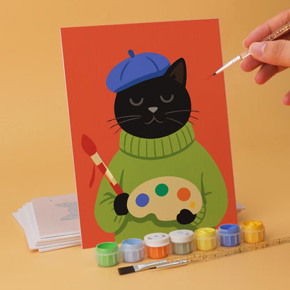 Black Cats in Cozy Sweaters mini board kit – image 12