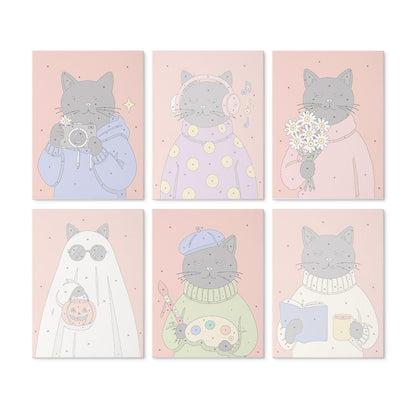 Black Cats in Cozy Sweaters mini board kit – image 17