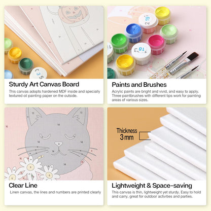 Black Cats in Cozy Sweaters mini board kit – image 18