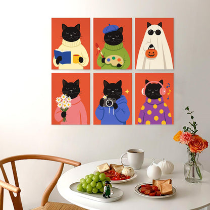 Black Cats in Cozy Sweaters mini board kit – image 24