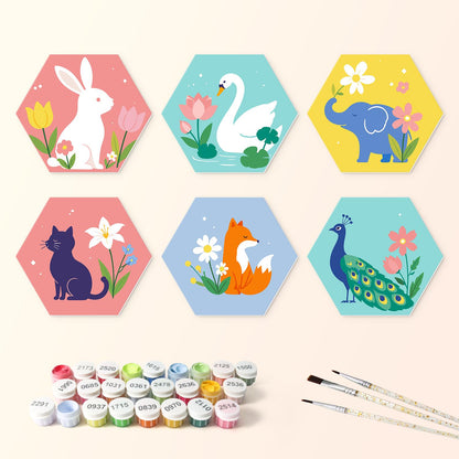 Peacock and Bunny Blossoms mini board kit – image 3