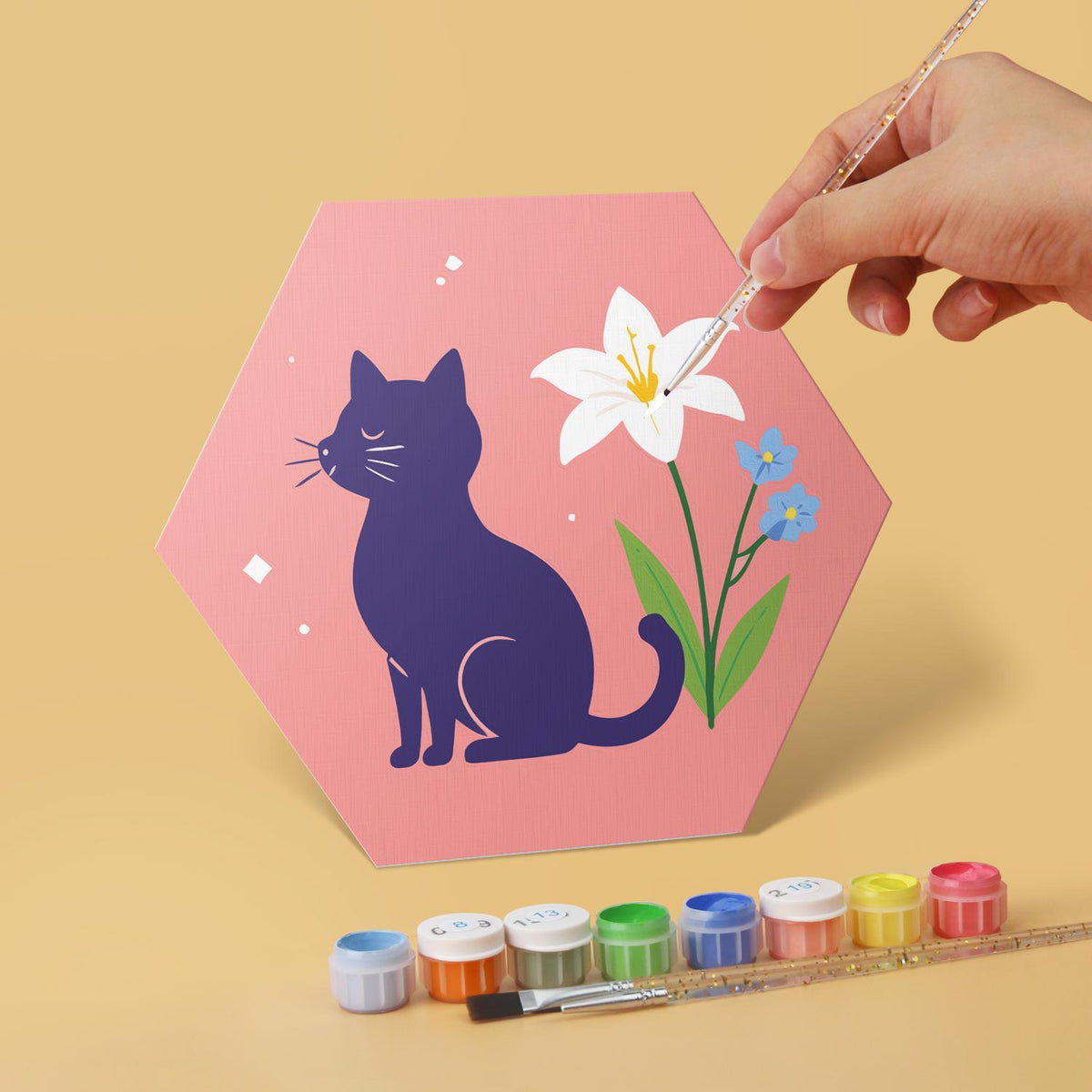 Peacock and Bunny Blossoms mini board kit – image 4