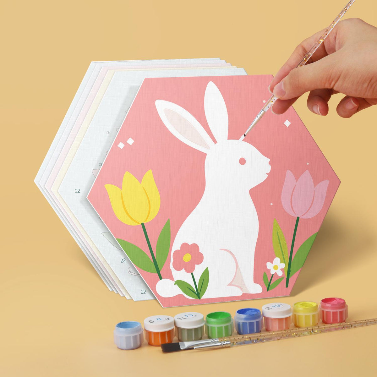 Peacock and Bunny Blossoms mini board kit – image 5