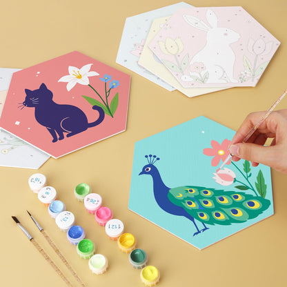 Peacock and Bunny Blossoms mini board kit – image 8