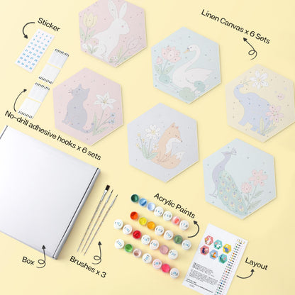 Peacock and Bunny Blossoms mini board kit – image 15