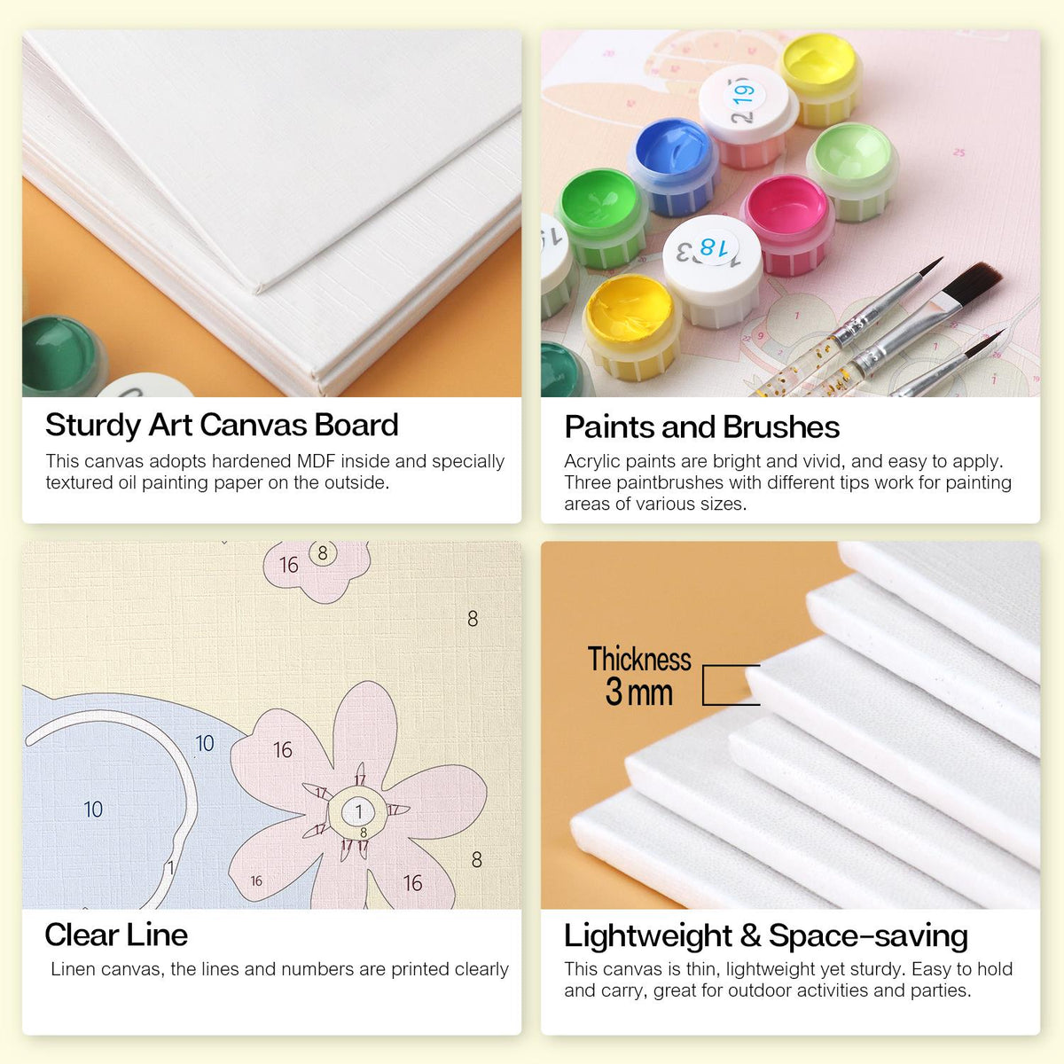 Peacock and Bunny Blossoms mini board kit – image 18