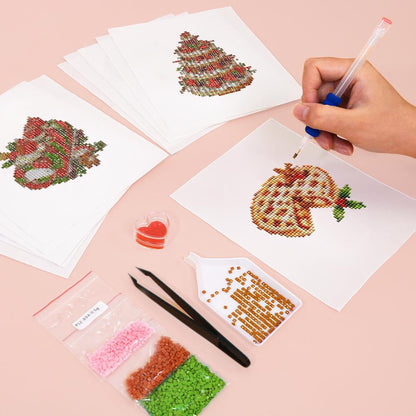 Strawberry Holiday Bakery mini diamond painting – image 5