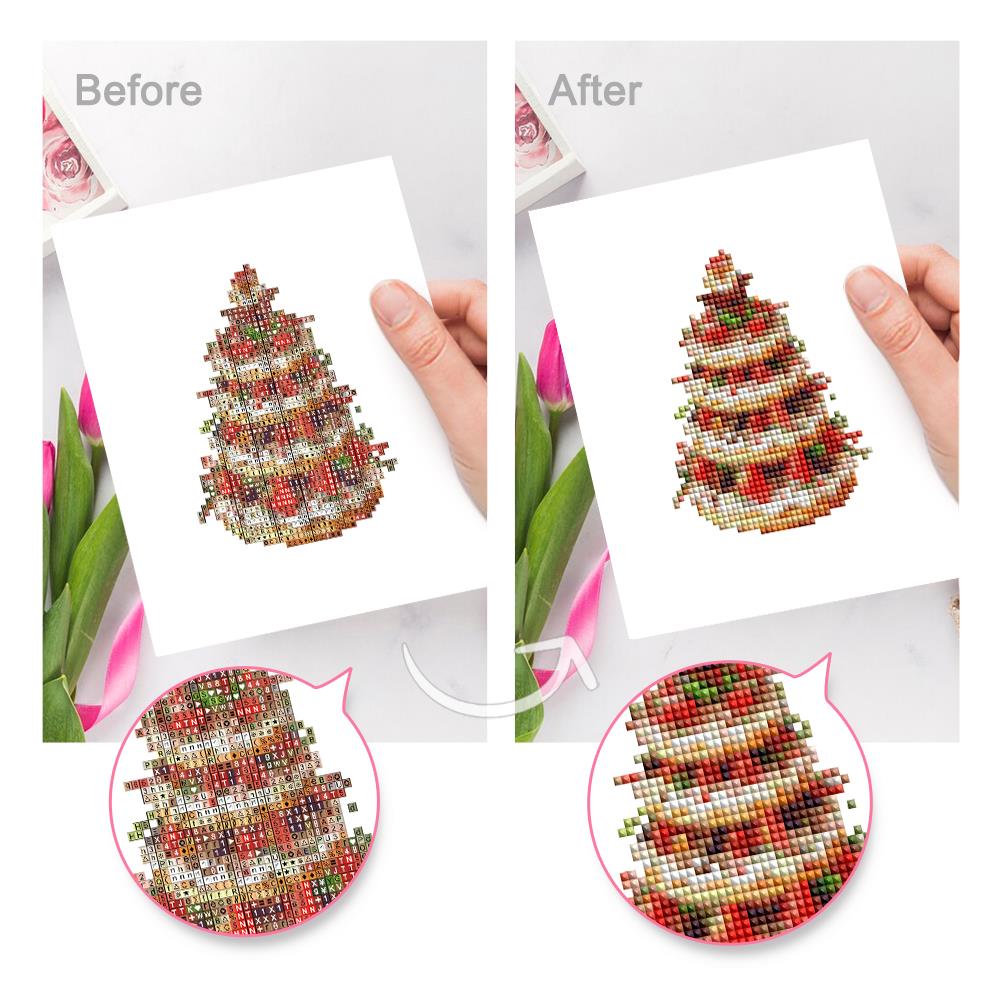 Strawberry Holiday Bakery mini diamond painting – image 9