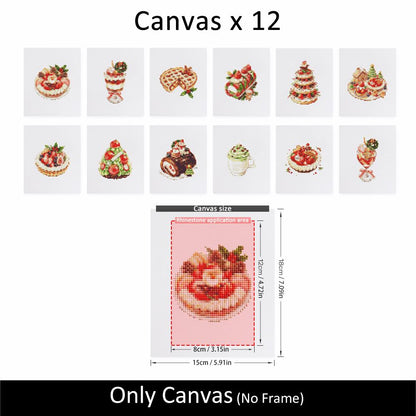 Strawberry Holiday Bakery mini diamond painting – image 10