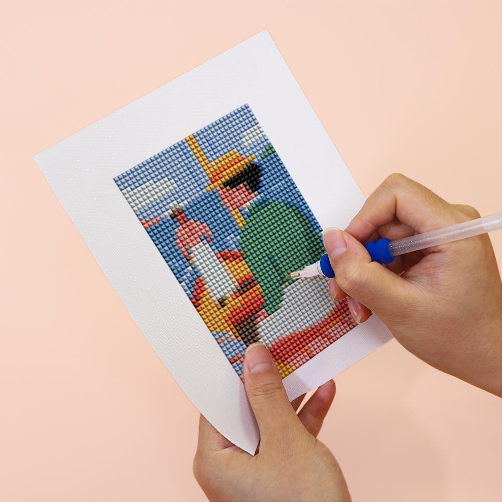 Milkmaid and Wheat Field Classics mini diamond painting – image 6