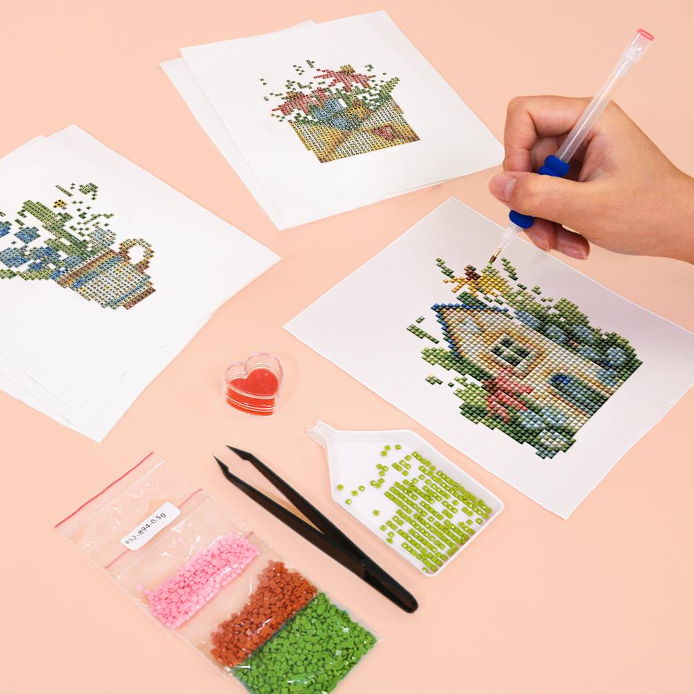 Wildflowers in Teacups mini diamond painting – image 5