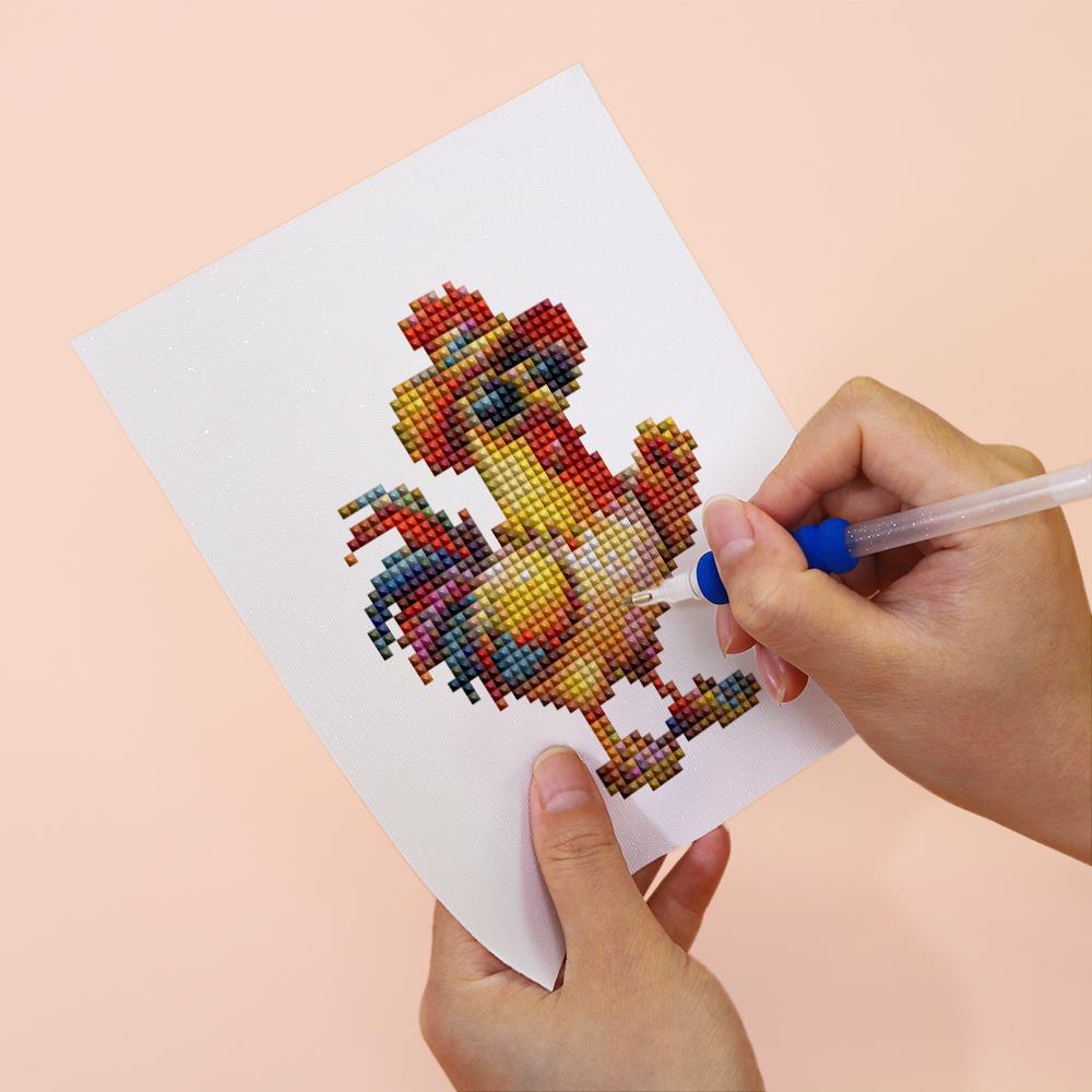 Cool Roosters in Sunglasses mini diamond painting – image 6