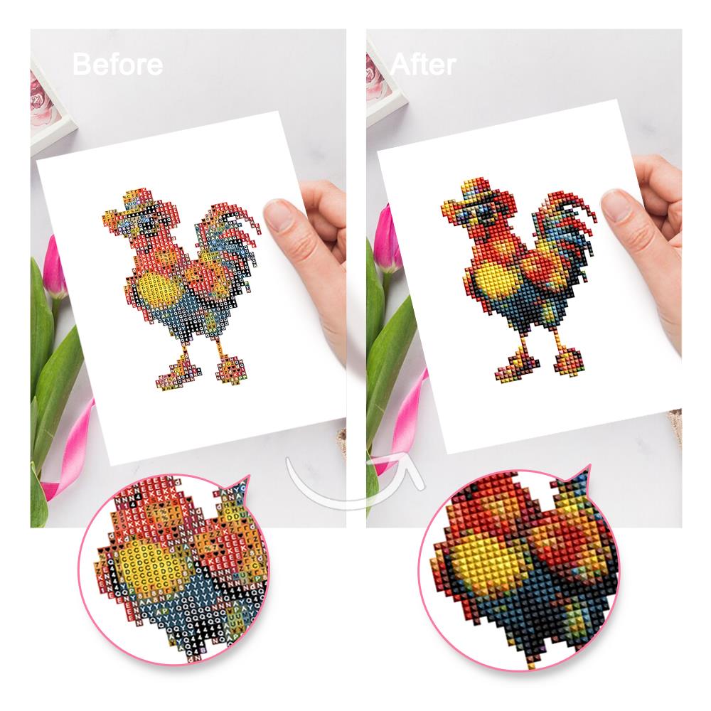Cool Roosters in Sunglasses mini diamond painting – image 9