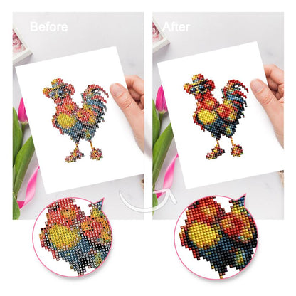 Cool Roosters in Sunglasses mini diamond painting – image 9
