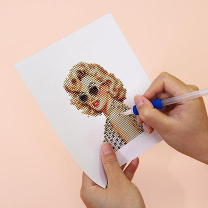 Retro Pin-Up Glamour Portraits mini diamond painting – image 6