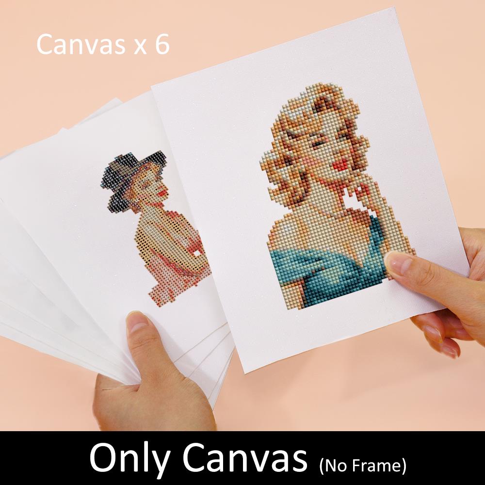 Retro Pin-Up Glamour Portraits mini diamond painting – image 7