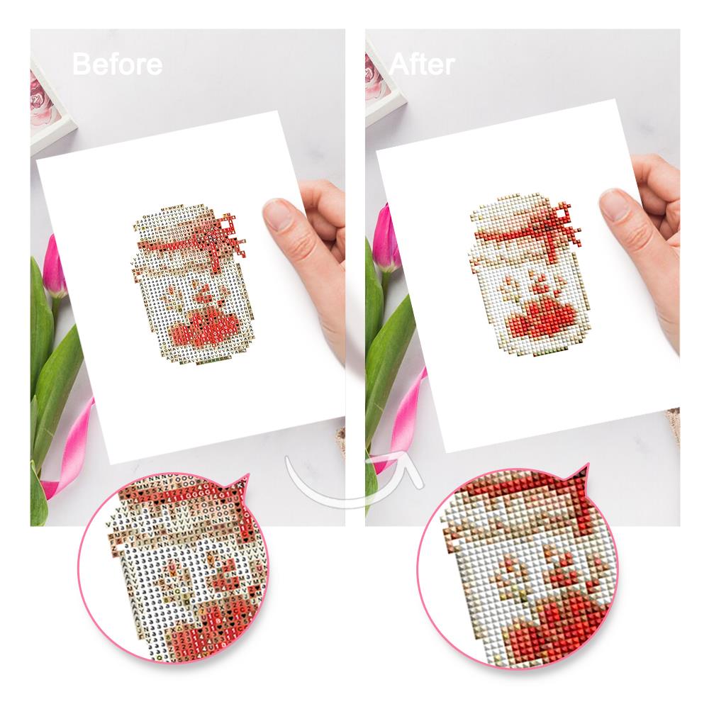 Cottage Teacups and Parasol mini diamond painting – image 9