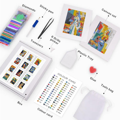 Cubist Gallery Masterpieces mini diamond painting – image 4