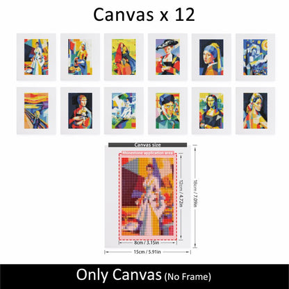 Cubist Gallery Masterpieces mini diamond painting – image 10