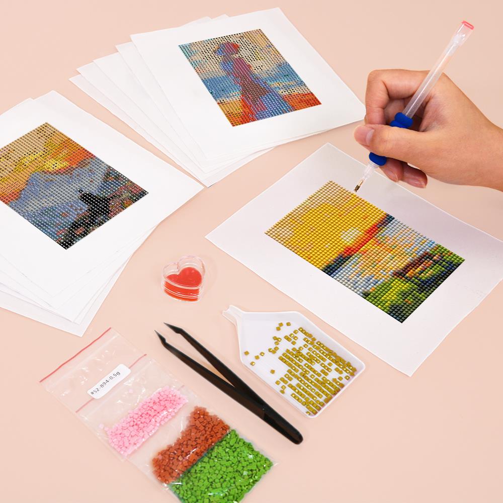 Palette Knife Golden Hours mini diamond painting – image 5