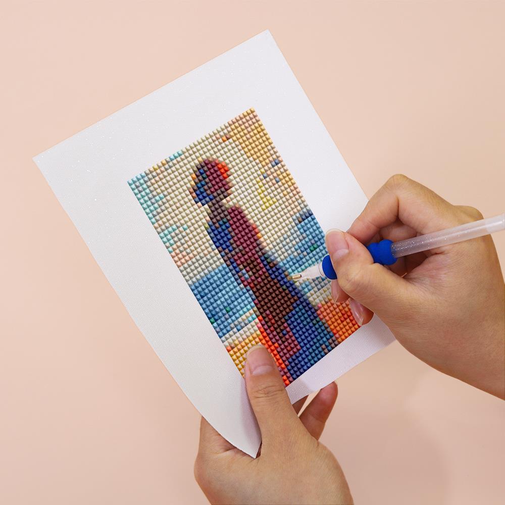 Palette Knife Golden Hours mini diamond painting – image 6