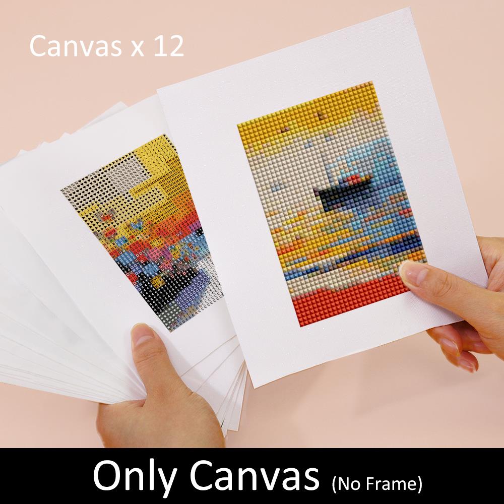 Palette Knife Golden Hours mini diamond painting – image 7