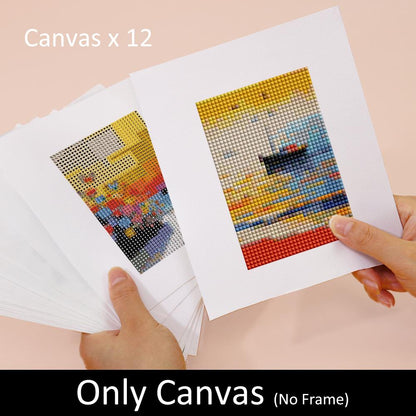 Palette Knife Golden Hours mini diamond painting – image 7