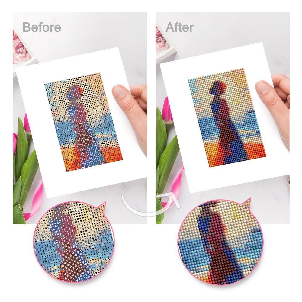 Palette Knife Golden Hours mini diamond painting – image 9
