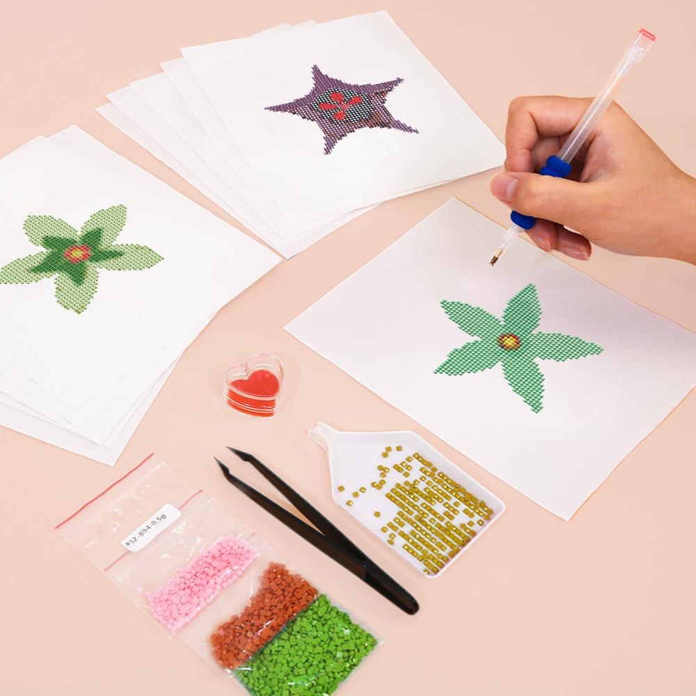 Starfish Flower Garden mini diamond painting – image 5