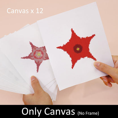 Starfish Flower Garden mini diamond painting – image 7
