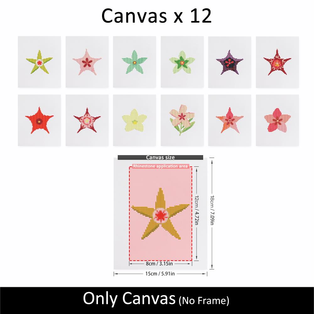 Starfish Flower Garden mini diamond painting – image 10