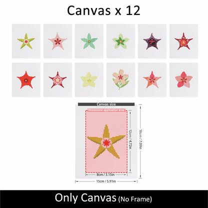 Starfish Flower Garden mini diamond painting – image 10