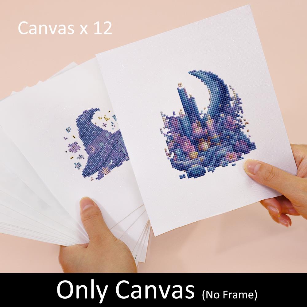 Indigo Moon and Unicorn Magic mini diamond painting – image 7