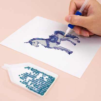 Indigo Moon and Unicorn Magic mini diamond painting – image 8