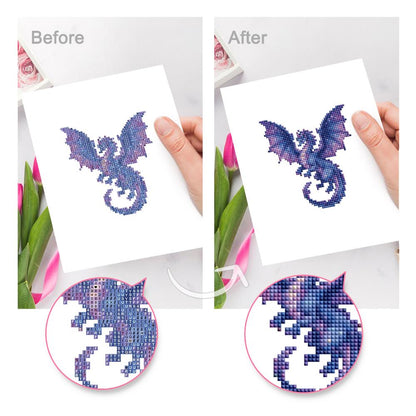 Indigo Moon and Unicorn Magic mini diamond painting – image 9