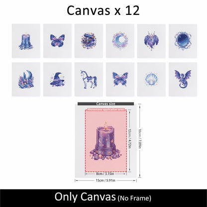 Indigo Moon and Unicorn Magic mini diamond painting – image 10