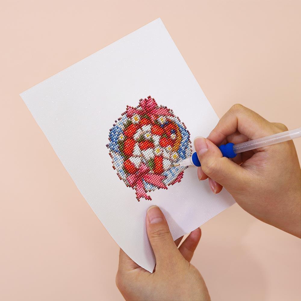 Pink Ribbon Afternoon Tea mini diamond painting – image 6