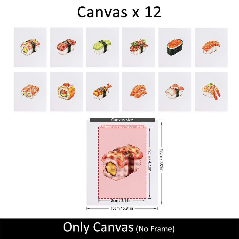 Salmon Nigiri Sushi Bar mini diamond painting – image 10