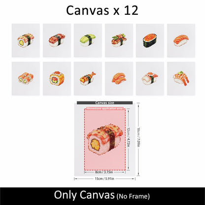 Salmon Nigiri Sushi Bar mini diamond painting – image 10