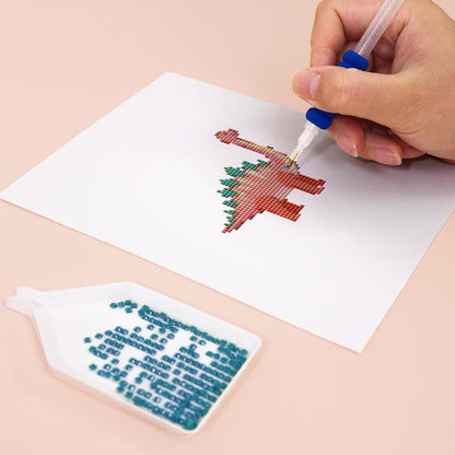 Polka Dot Dino Parade mini diamond painting – image 8
