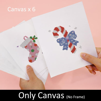 Gingerbread and Candy Cane Joy mini diamond painting – image 7
