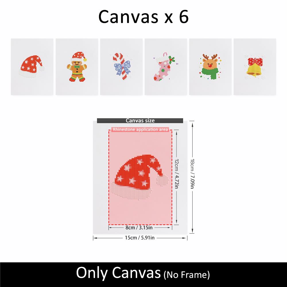 Gingerbread and Candy Cane Joy mini diamond painting – image 10
